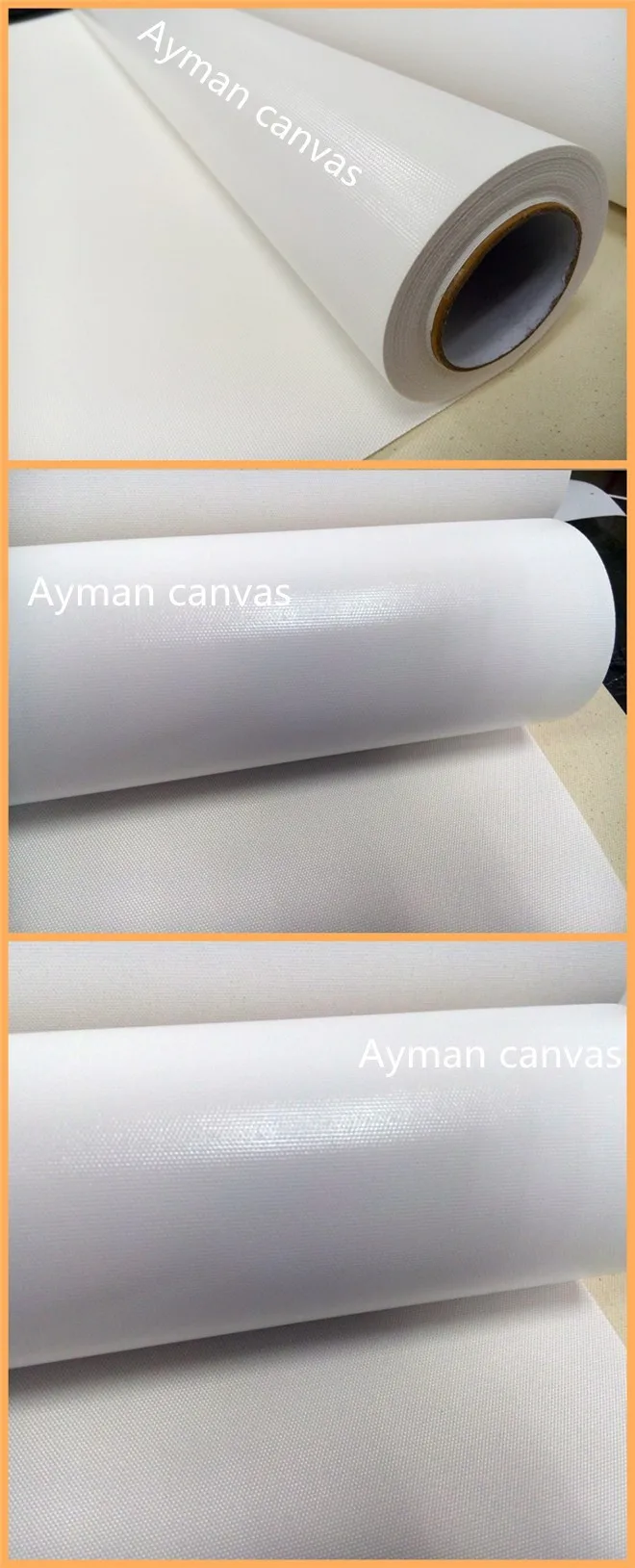 2" струйной печати полиэстер 260gsm Глянцевая холст