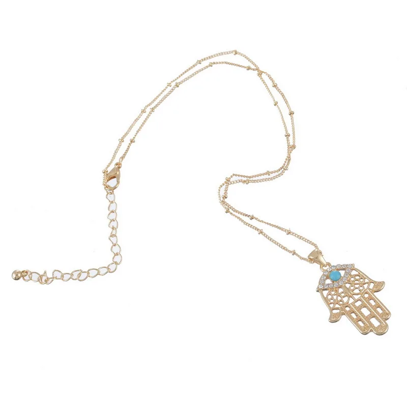 1 шт. Хамса Фатима Очаровательное ожерелье с подвеской в виде рук сглаза