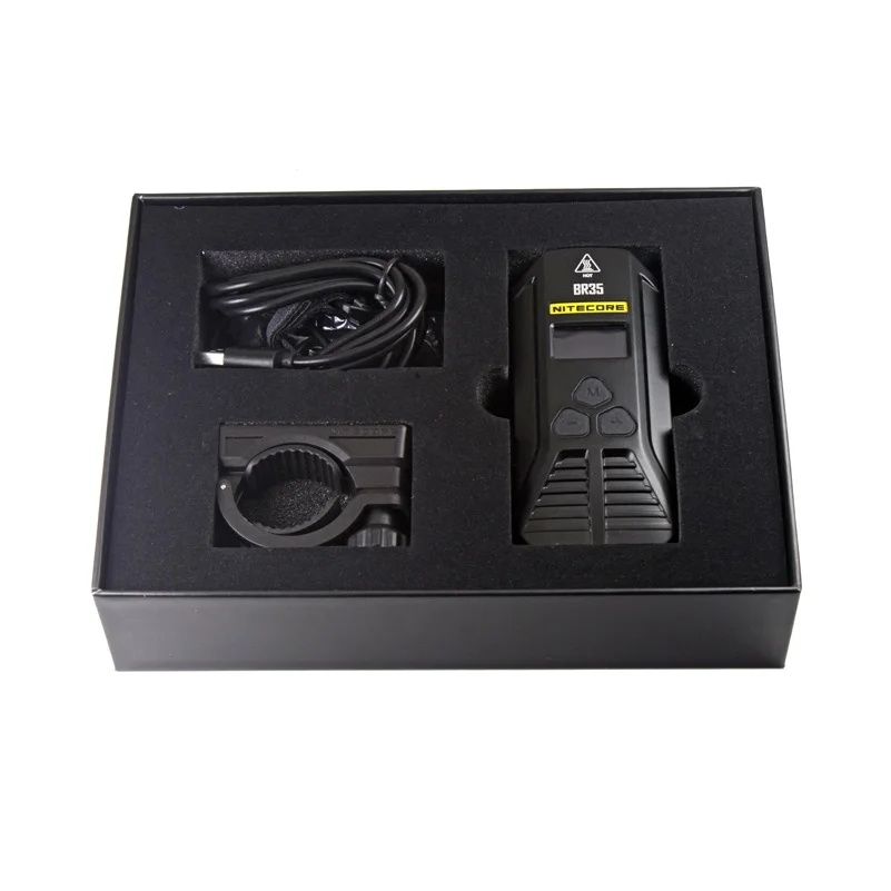 NITECORE BR35 велосипед светильник двойной дальностью луча Перезаряжаемые