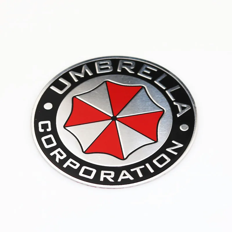 Car styling 3D car stickers Aluminum alloy Umbrella corporation Resident Evil decals emblem decorations badge auto accessories | Автомобили