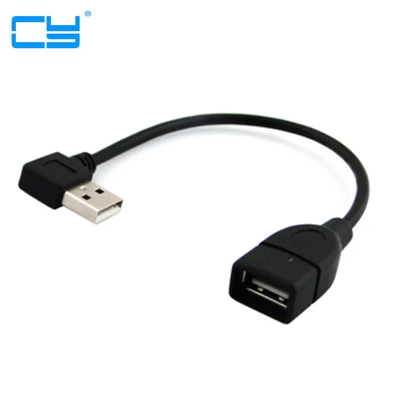 

USB 2,0, адаптер с коннектором 90 градусов, удлинитель кабельного типа, тип A для бедренной муфты, длина до 20 см, Liv