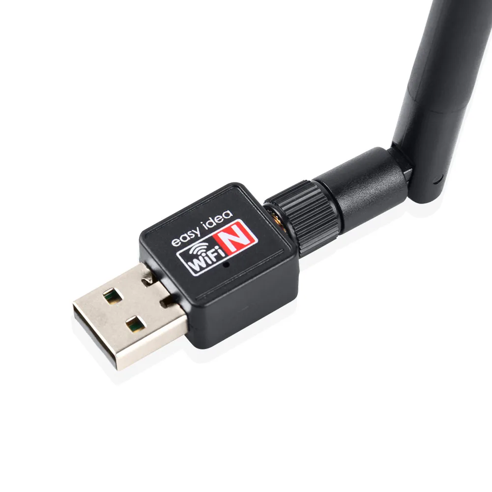 150 Мбит/с USB WiFi адаптер 2.4 ГГц 5dbi Wi Fi Телевизионные антенны 802.11b/G/N Мини Wi-Fi Dongle