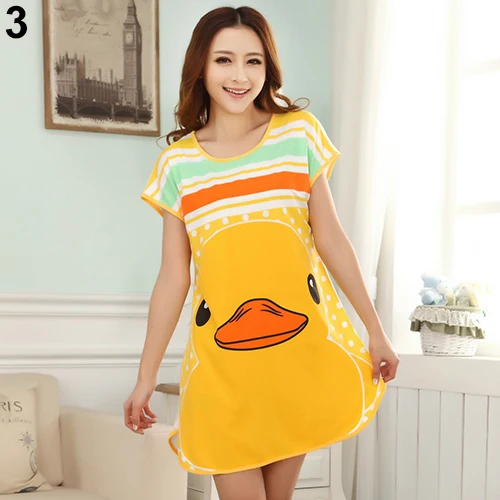 Популярная женская пижама с рисунком в горошек Милая Ночная рубашка коротким