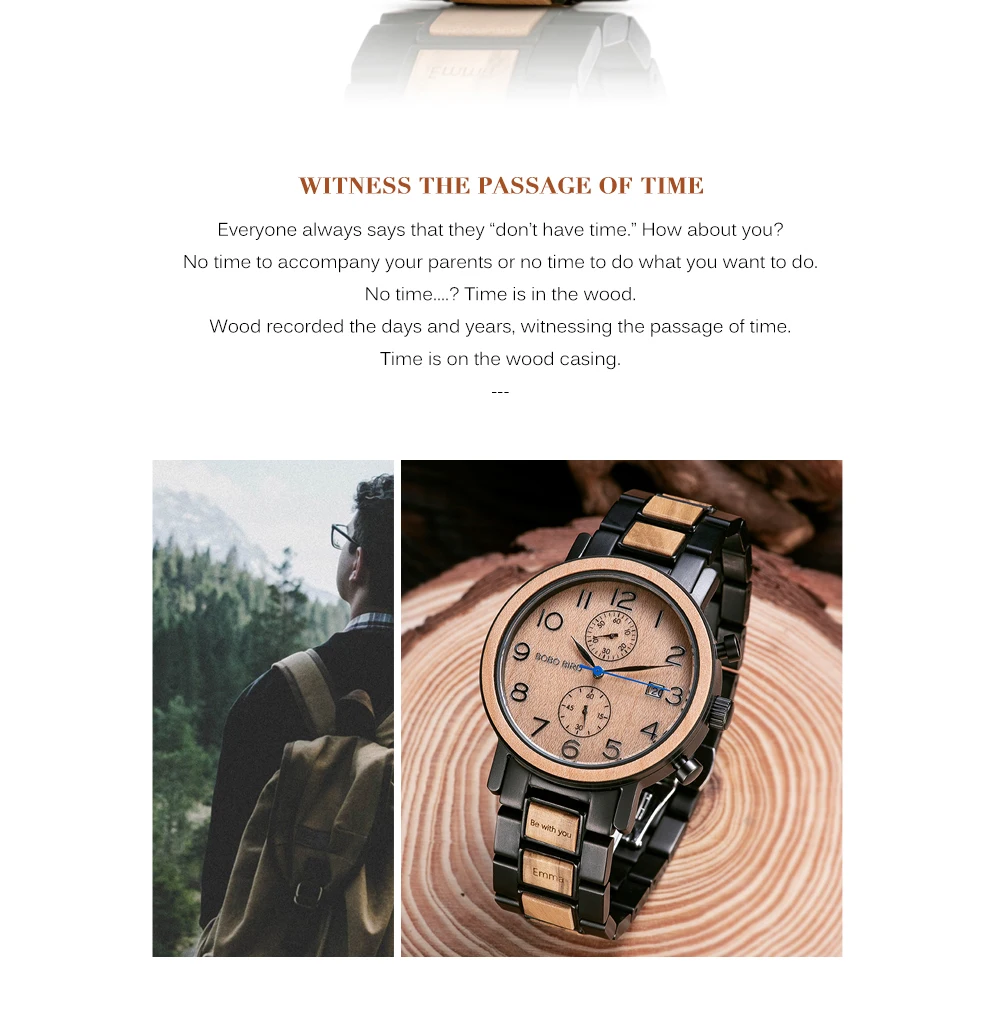 Relogio Masculino BOBO BIRD Watch Men Top Luxury Stainless Steel Wooden Watches reloj hombre Great Gifts for Man Free Engraving