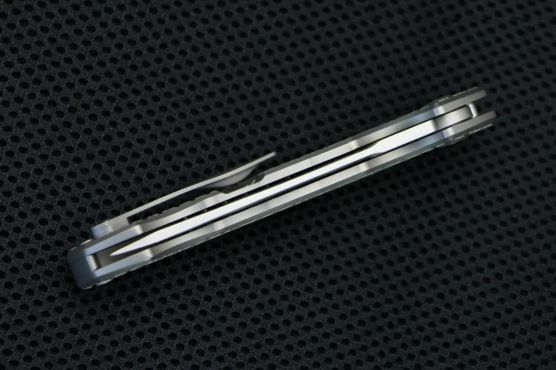 Складной нож Флиппер TIGEND ZT0452 лезвие D2 рукоятка из титанового сплава TC4 карманные