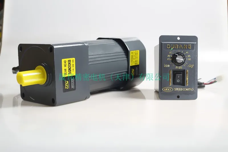 Мотор 90W 220V AC мотор скорости шестерни 5IK90RGN CF 36KB 250KB + регулятор скорости|Двигатель