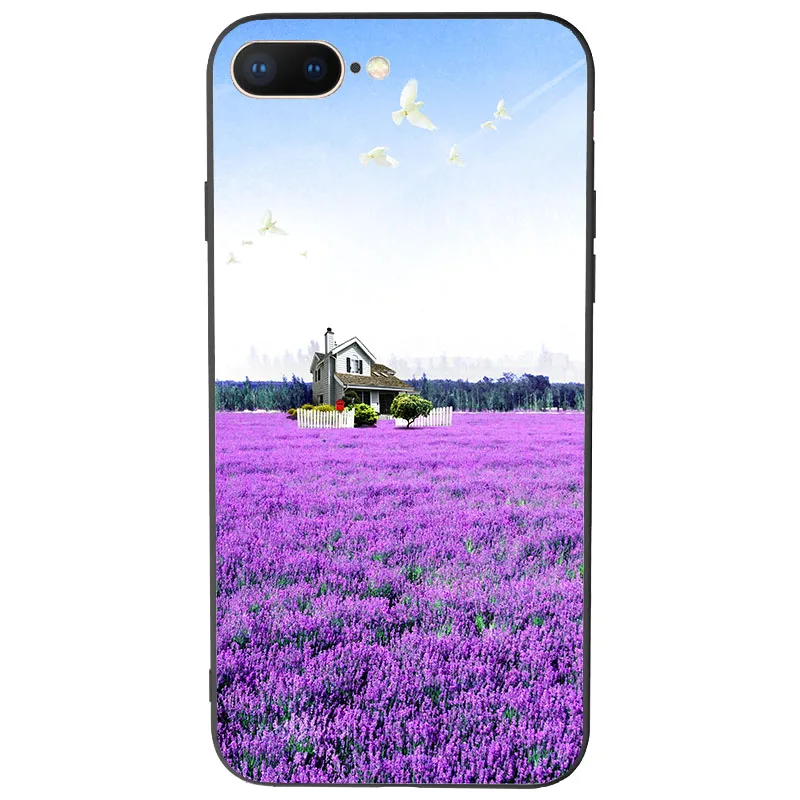 For iPhone X Case Slim Lavender 5 5s Se 6 6s 7 8 Plus Xr Xs Max Soft Tpu Back Cover B1386P12 |
