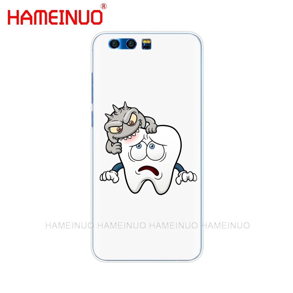 HAMEINUO стоматологический коронозубый чехол для телефона Huawei Honor 10 V10 4A 5A 6A 7A 6C 6X 7X 8 9