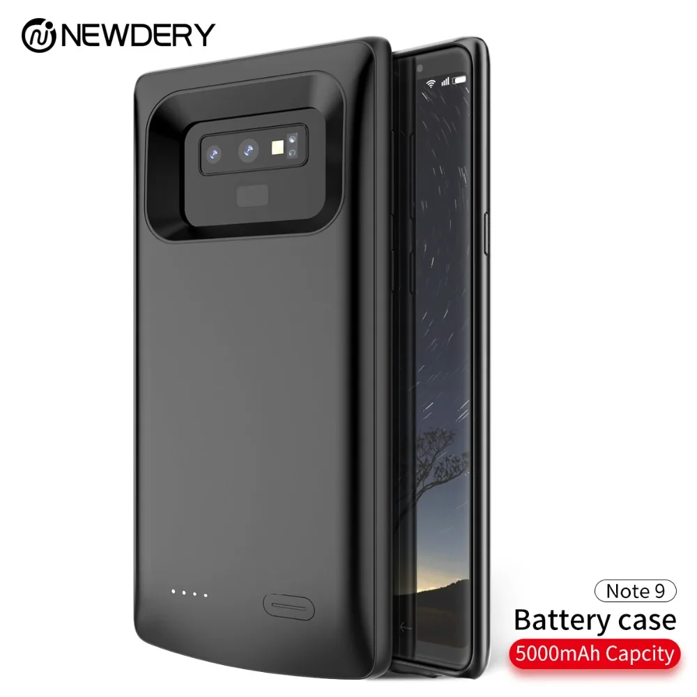 NEWDERY новые 4700 мАч ТПУ Перезаряжаемые зарядный аккумулятор чехол для samsung Note 9 S9 S9+ 5200 мА/ч, Мощность чехол для Galaxy S9 плюс