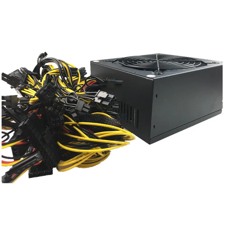 Блок питания для майнинга Asic bitcoin 2000 Вт новый блок Gold PLUS ETH ATX устройство с