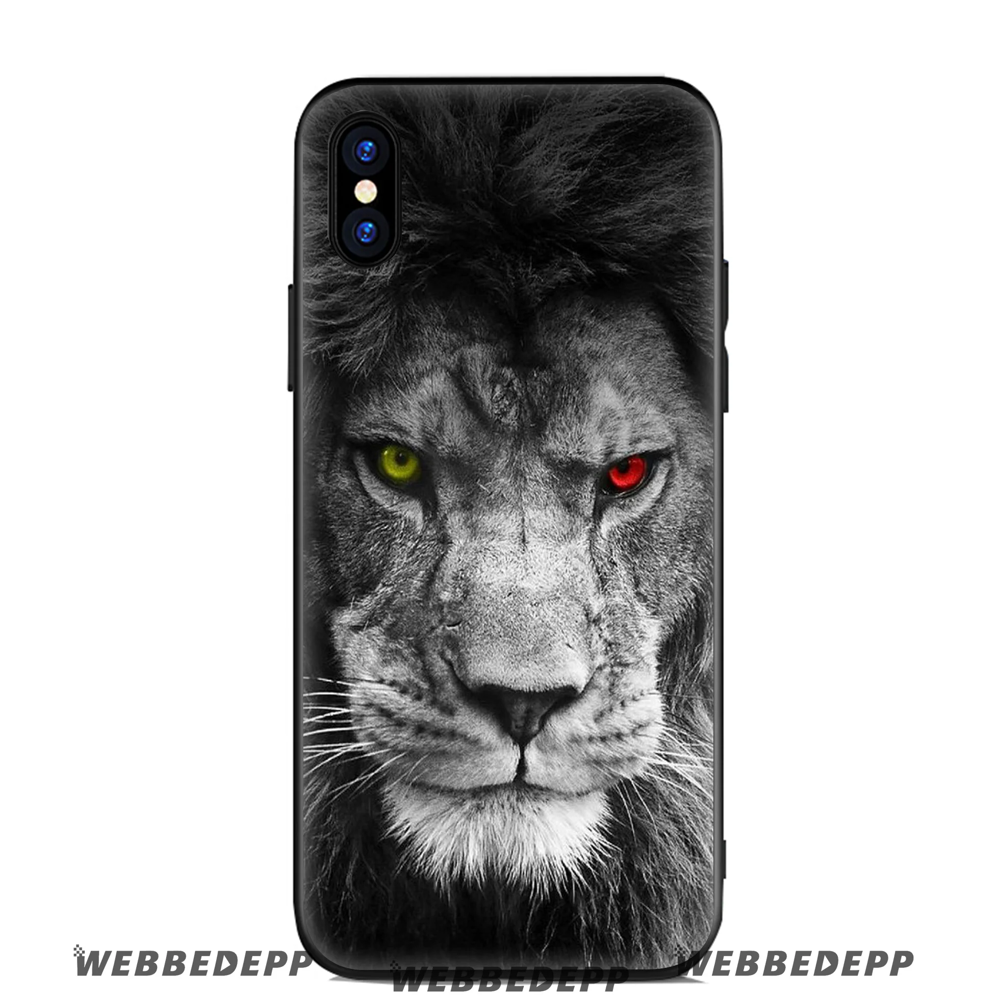 Мягкий силиконовый чехол WEBBEDEPP Lion Alpha Male Cub для Apple iPhone 11 Pro Xr Xs Max X или 10 8 7 6 6S Plus 5 5S SE из ТПУ