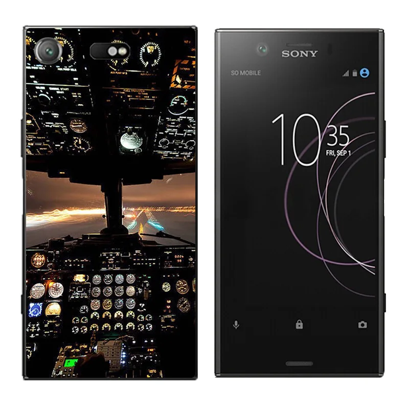 4 6 'чехол для Sony Xperia XZ1 Compact чехлы телефонов с треугольным принтом Z1 мягкий