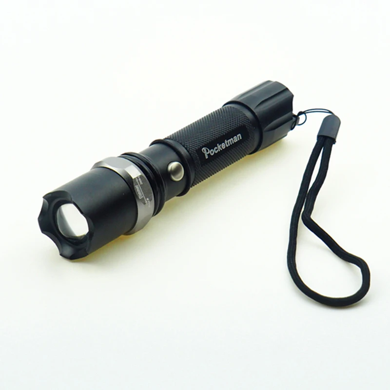 FT17 LED Bike light flashlight Focus lamp torch XM-L T6 3800lm Zoomable lights + Charger 18650 rechargeable Battery | Лампы и