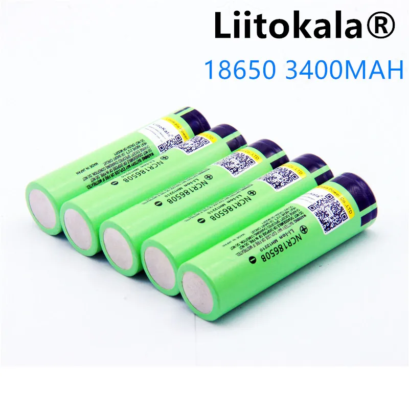 Аккумуляторная литий ионная батарея liitokala lii 34B 18650 3400 мАч nueva original NCR18650 мАч|li-ion