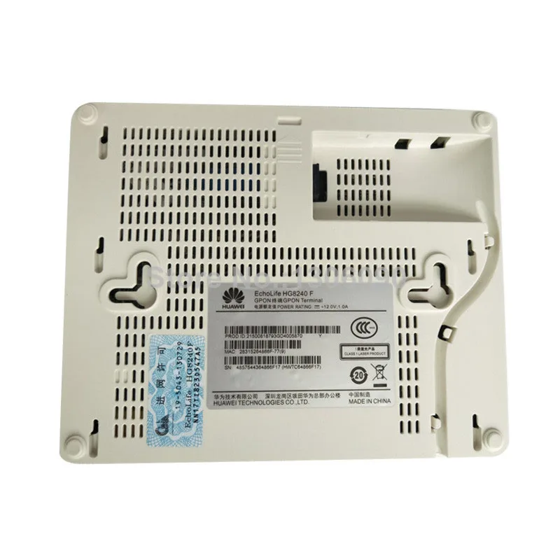 10 шт./лот Самый дешевый HG8240F 1GE+ 3FE+ LAN+ wifi проводной GPON терминал порты с английской версией, H.248 и SIP двойной протокол HG8240F