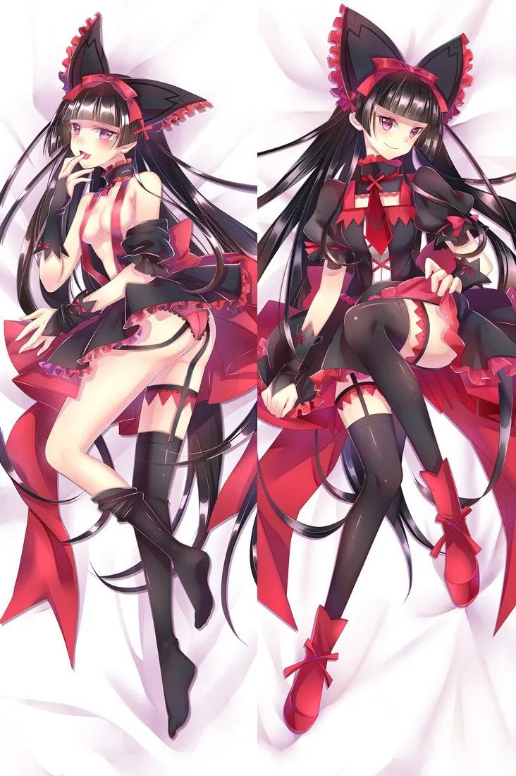 Сексуальные Японские Аниме подушки ворота jietai Kanochi Nite Rory Mercury милый чехол для подушки декоративные обнимающие постельные принадлежности для тела