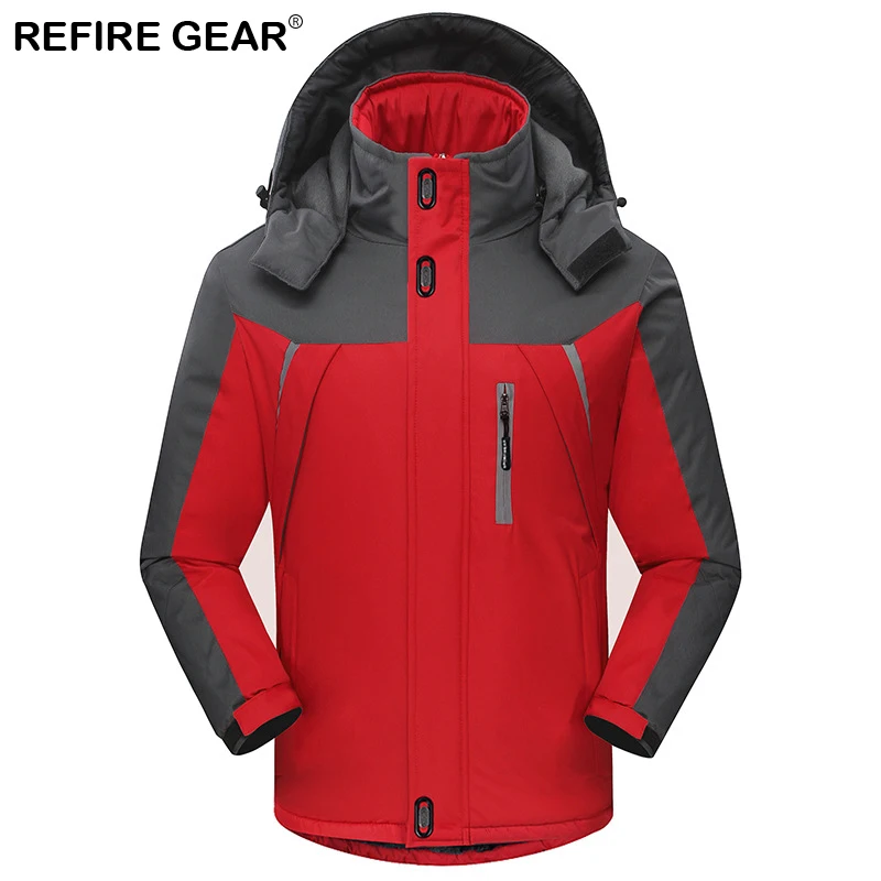 Refire Gear 3 в 1 Зимние флисовые куртки из софтшелла для мужчин и женщин ветровка