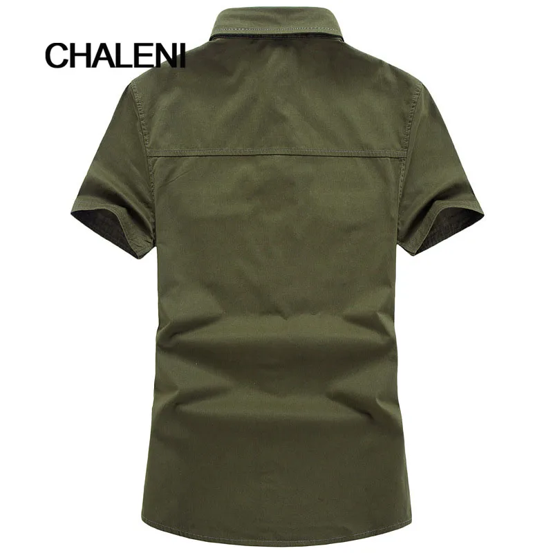 The latest casual military wind jacket men's short-sleeved shirt summer spring fashion clothing 5-A570-BC9520 | Мужская одежда