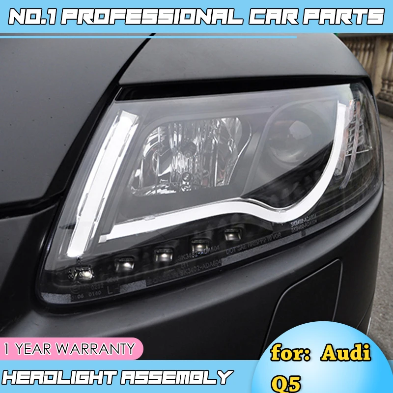 Автомобильные аксессуары для Audi A6 C5 фары 2005-2012 светодиодный ные DRL линзы двойной