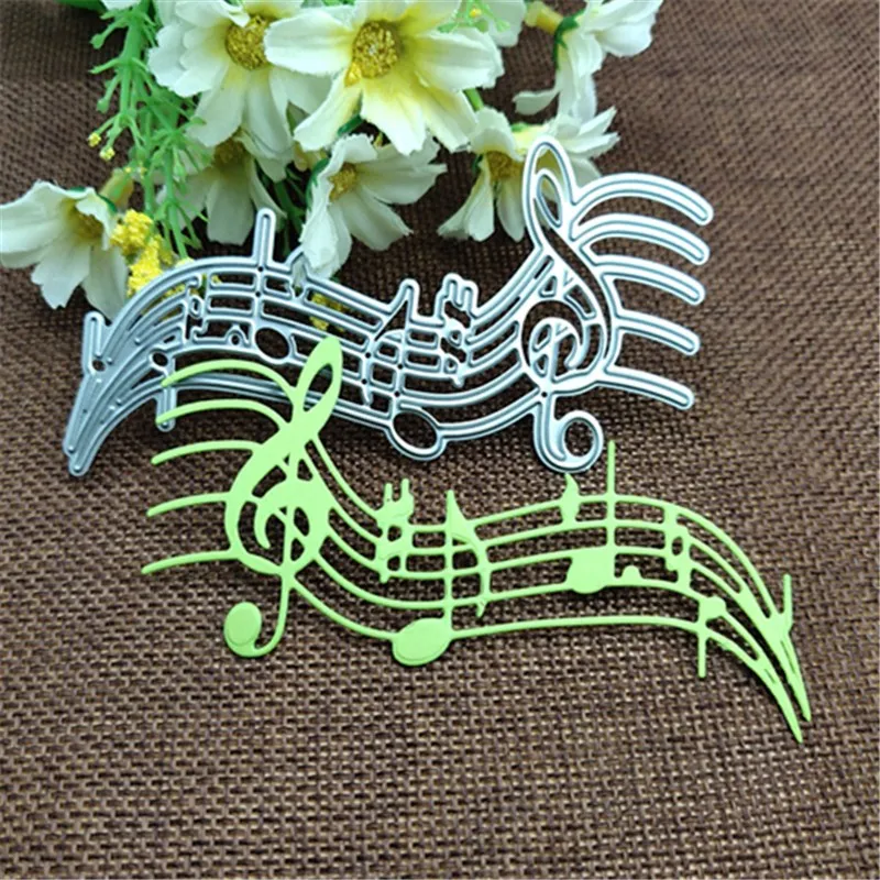 Note металлические режущие штампы Трафаретный Скрапбукинг фотоальбом карта