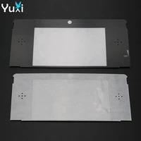 yuxi 10pcslot replacement plastic top front lcd screen frame lens cover for nintendo for 3ds