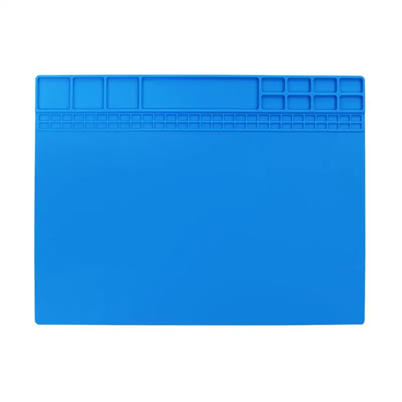 Силиконовый коврик для паяльной станции настольная термостойкая изоляционная