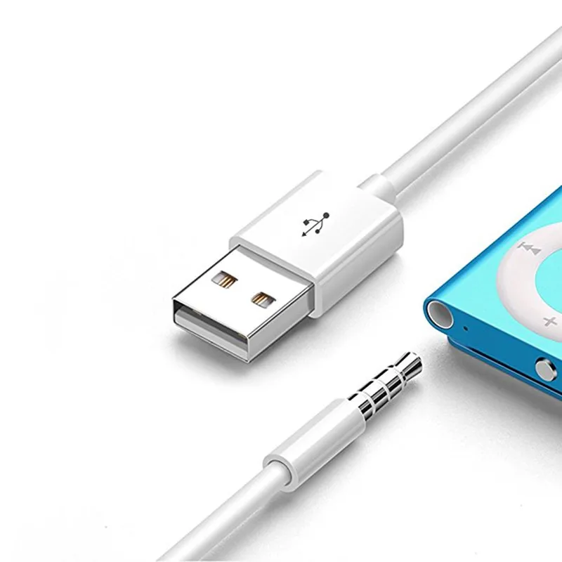 Новое поступление USB синхронизация данных мощность USB 3,5 мм штекер AUX для USB штекер Адаптер зарядное устройство USBs для Apple iPod 3 4 5 6 7 Gen полезные