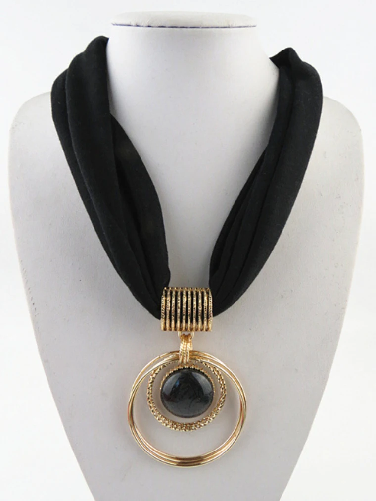 2017 новое поступление подвески шифоновый шарф ожерелья и для женщин этнические