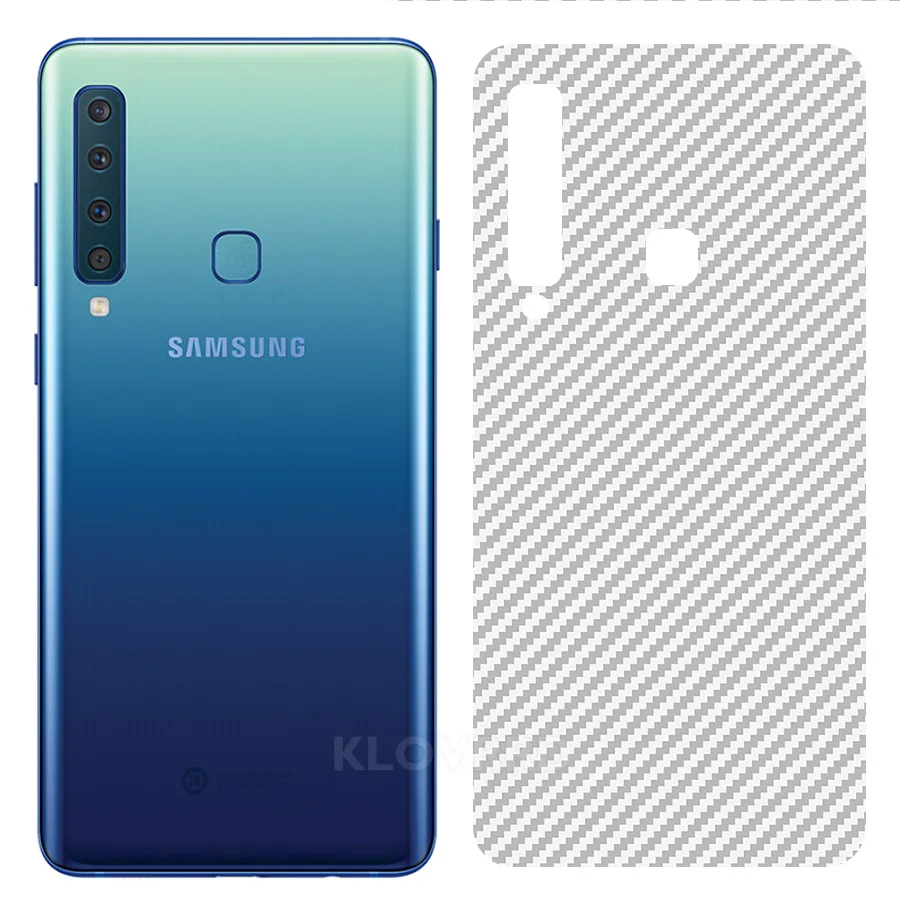 5 шт. углеродное волокно задняя защитная пленка для экрана наклейка Samsung Galaxy A7 A9 A8