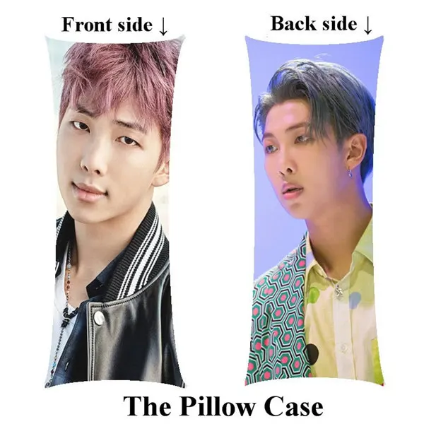 color Kpop rm Rap Monster home Boyfriend длинный Чехол на подушку Bangtan для мальчиков, чехол на заказ, двусторонний чехол с принтом - Цвет: color