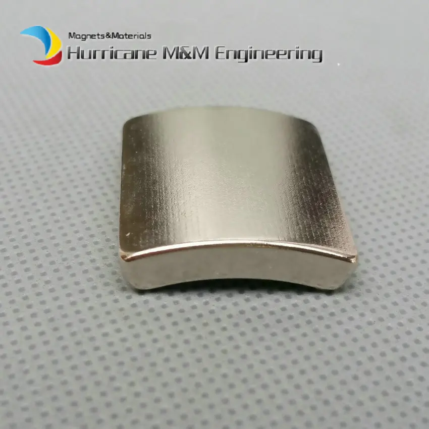 Дуговой Сегмент NdFeB OD65xID55x45degx28 мм 0 6 "N42 магнит двигателя для генератора ветряной