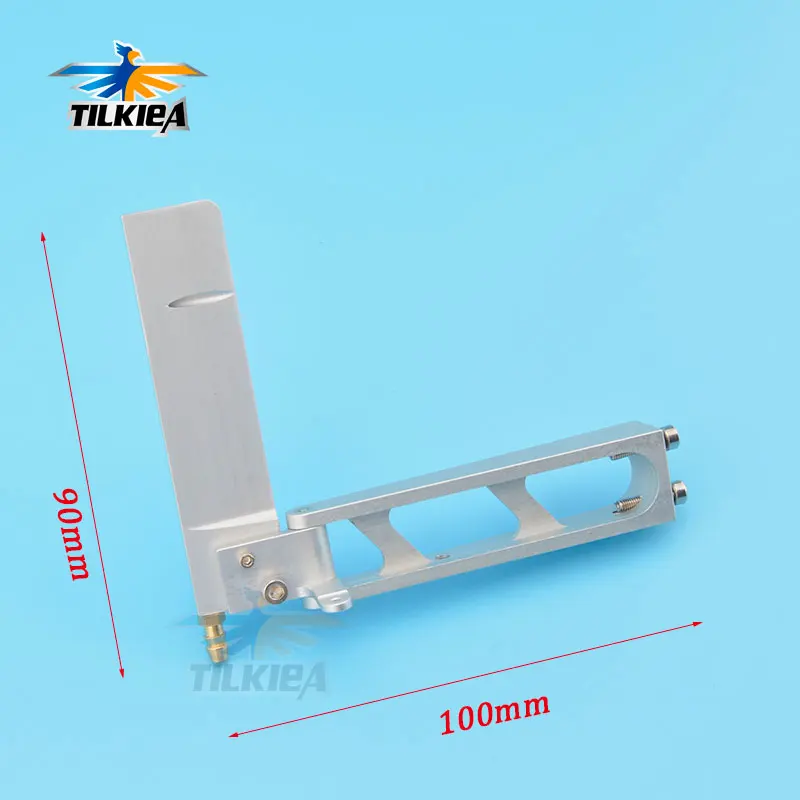 CNC алюминиевый руль электрическая лодка 100x90 мм водный пикап руль для RC моно-1 O лодка VOREX хорошее качество