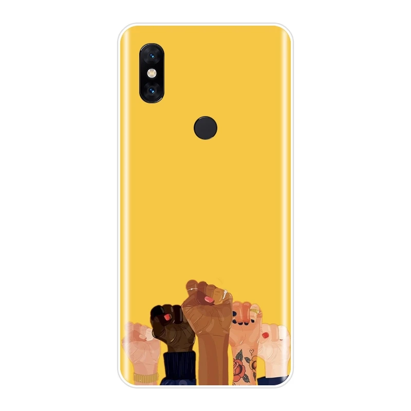 Чехол для телефона Xiaomi Mi Mix 1 2S 3 силиконовый чехол с феминистской девушкой Power