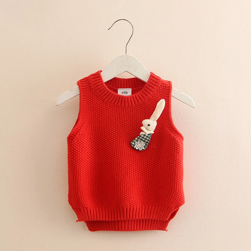 Baby girl sweater vest spring autumn cute coat kids children knitted | Детская одежда и обувь