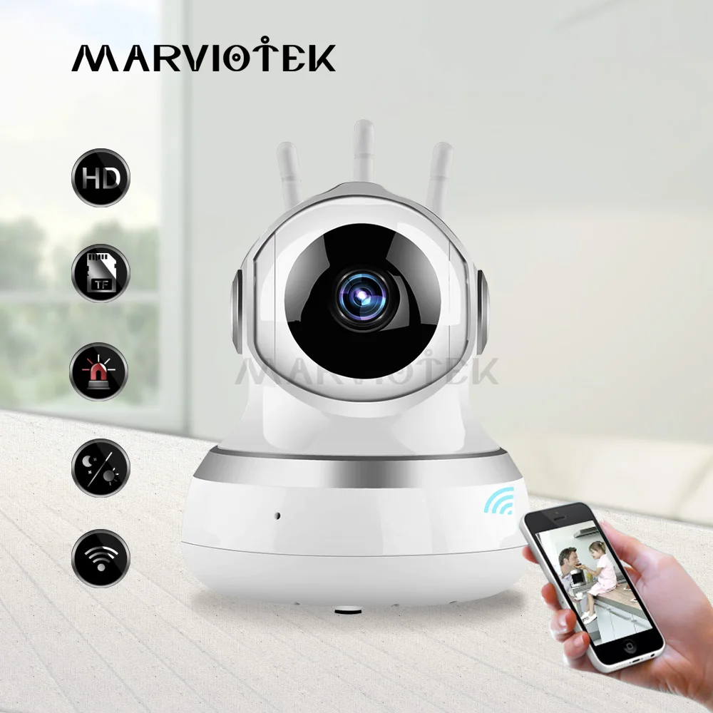 720 p Мини Беспроводная ip камера WiFi WI FI Запись видео камеры наблюдения детская