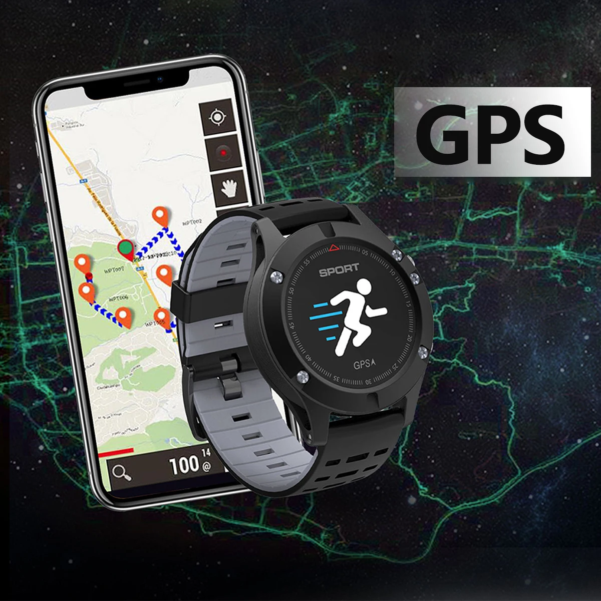 DTNO. I NO.1 F5 Смарт-часы gps монитор сердечного ритма во время сна Шагомер Спорт
