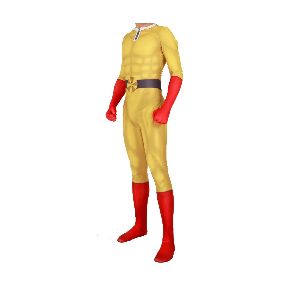 Костюм для косплея Saitama Zentai Comic Con Saints на Хэллоуин комбинезон взрослых/детей| |
