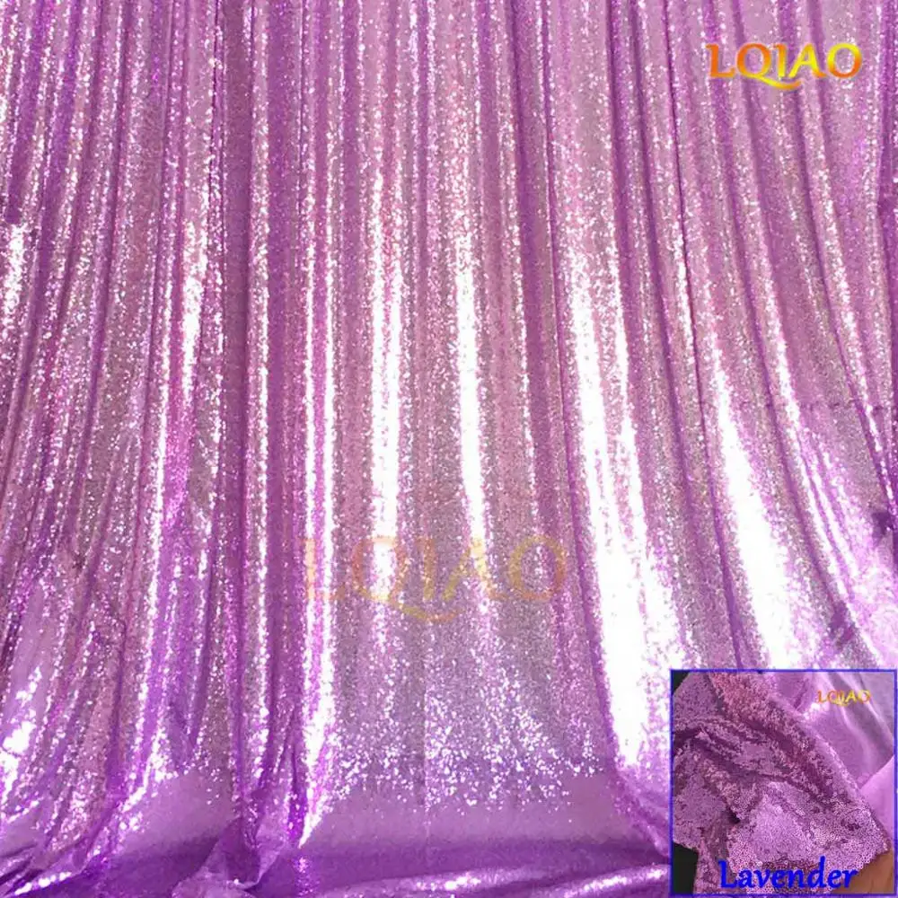 Lavender Идеально 10FTx10FT Блестящий Золотой блестящий тканевый фон для фотосъемки золотой свадебный занавес для рождества/свадебного декора - Цвет: Lavender
