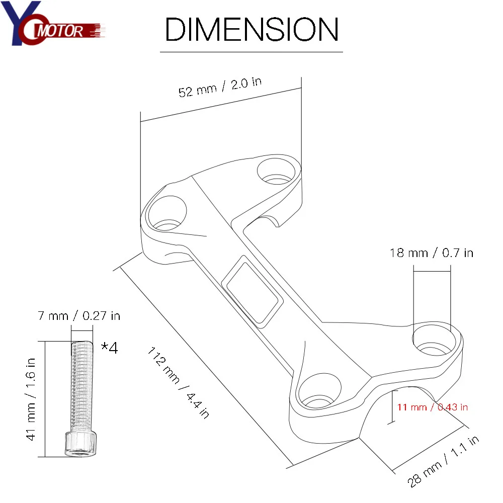 

Motorcycle Aluminum Handlebar Handle bar Risers Clamp Cover Motorbike Accessories for 125 200 390 2013 2014 2015 2016