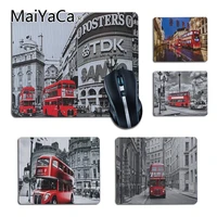 maiyaca london bus england phone retro design gamer speed mice retail mousepad pc computer cheapest newest mat gaming mouse pad