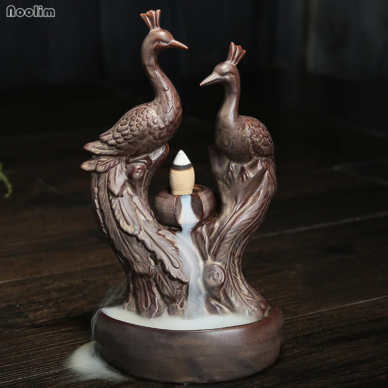 Креативная курильница Phoenix Backflow керамическая для дома подставка благовоний с