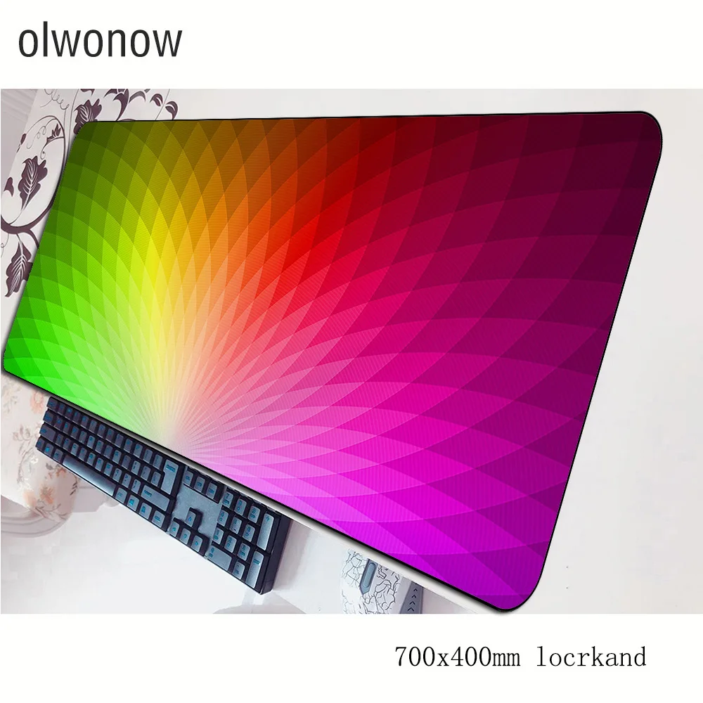 Rgb коврик для мыши 700x400x3 мм игровой геймер большой компьютерный стол padmouse