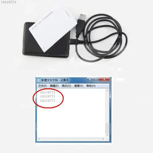 

Security Black USB Proximity Sensor Smart RFID ID Card Reader 125Khz EM4100