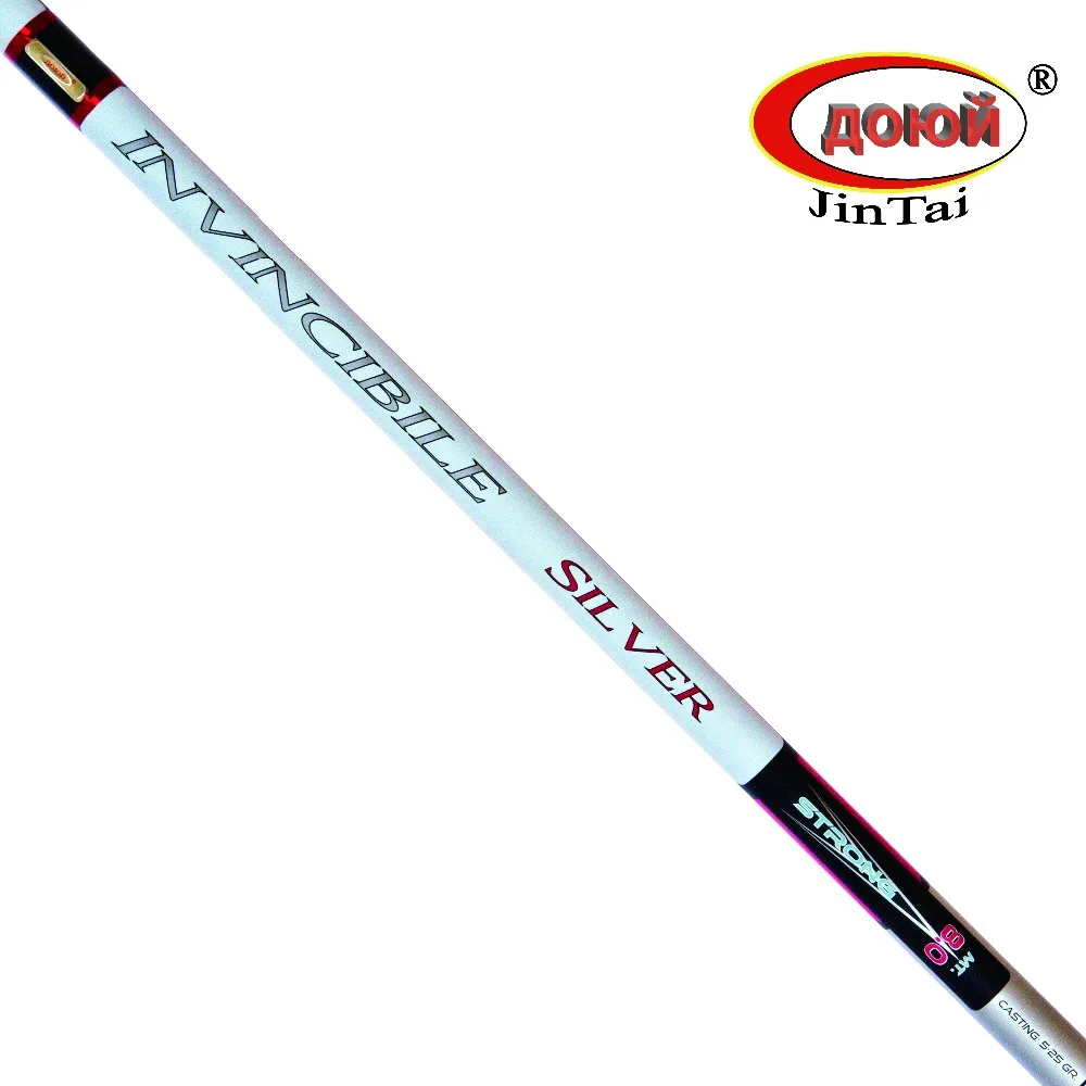 2013 5B INVINCIBILE SILVER strong POLE CARBON Удилище ДОЮЙ JinTai телескопическое без колец. Тест 5 25гр.