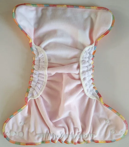 Новый Дизайн Многоразовые Детские Тканевые Подгузники моющиеся одноцветные