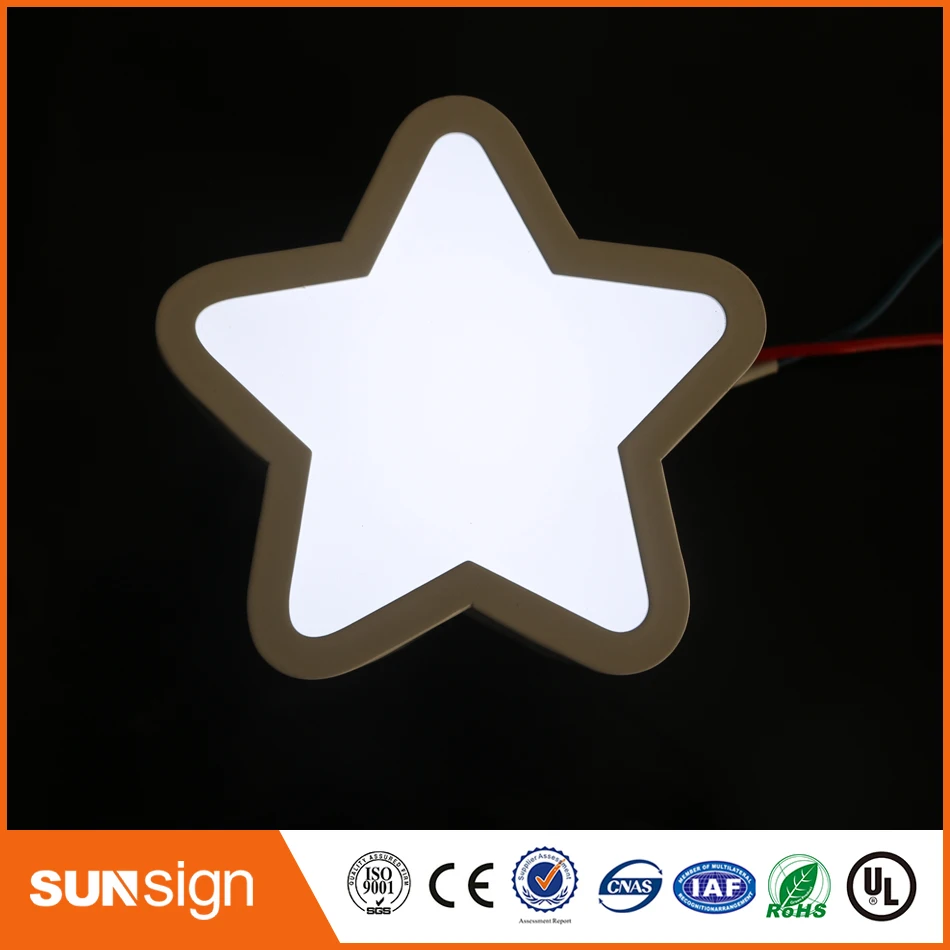 Factory Outlet Custom high brightness Outdoor illuminated acrylic LED signs letters