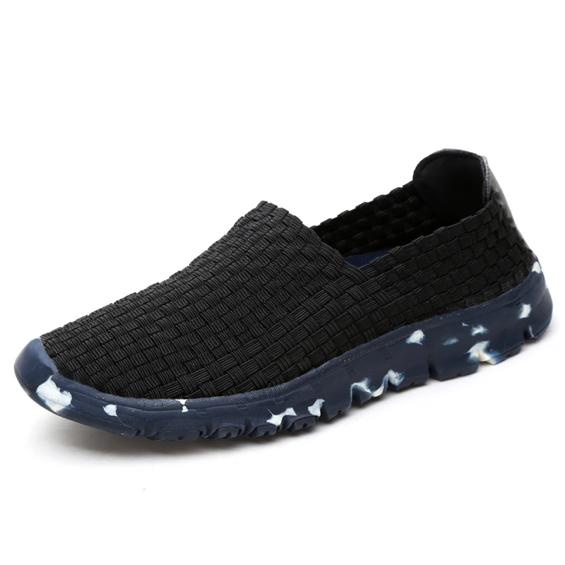 Женские повседневные туфли однотонные дышащие лоферы на плоской подошве для