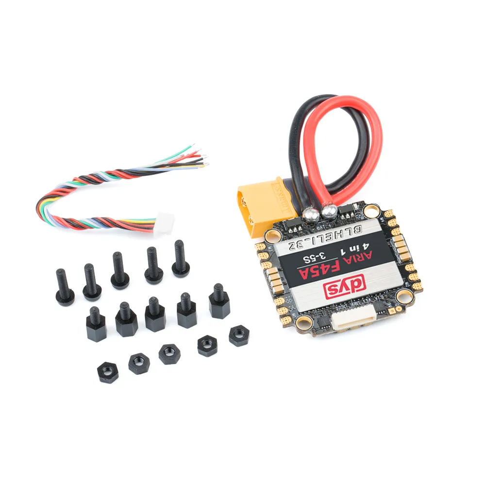 DYS Aria F45A 45A ESC 4 в 1 blheli _ 32 3 ~ 5S Lipo 5V/3A & 9V/1.5A BEC бесщеточный Dshot 1200 для FPV