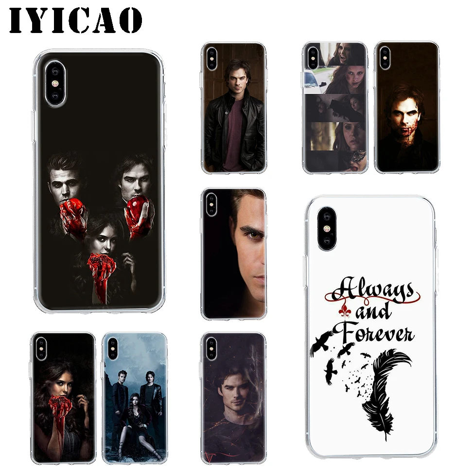 IYICAO Жесткий Чехол для вампира Iphone 4 4s 5 5S Se 6 7 7plus 8 8Plus X XS MAX XR 6s Plus 11 pro max | Мобильные
