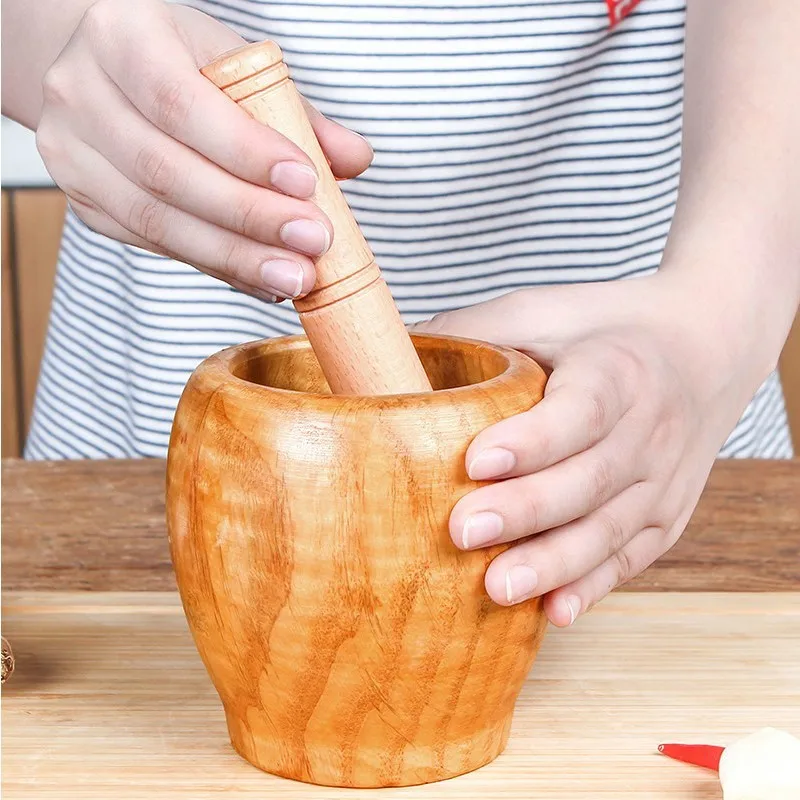 1 Набор деревянная мельница для измельчения чеснока и имбиря | Дом сад